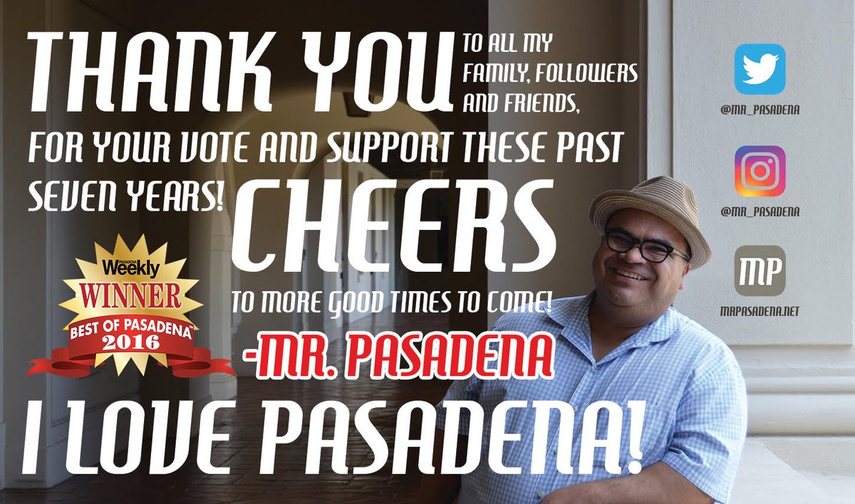 MR. PASADENA tweet media