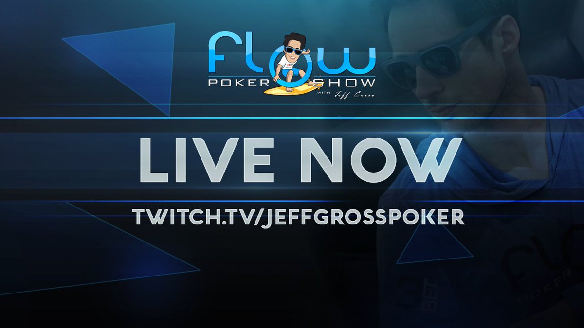 JeffGrossPoker's tweet photo. LIVE NOW on @twitchpoker afternoon MTT schedule @PokerStars https://t.co/7U6dsBoxxe https://t.co/73s9p3MK7z