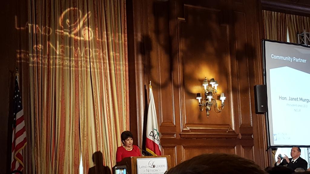 WendyAguilarTV's tweet photo. "We can determine our destiny if we use the power of our voice," Janet Murguรญa @LLN_USA #LLNLA https://t.co/nVG0LxdKgX