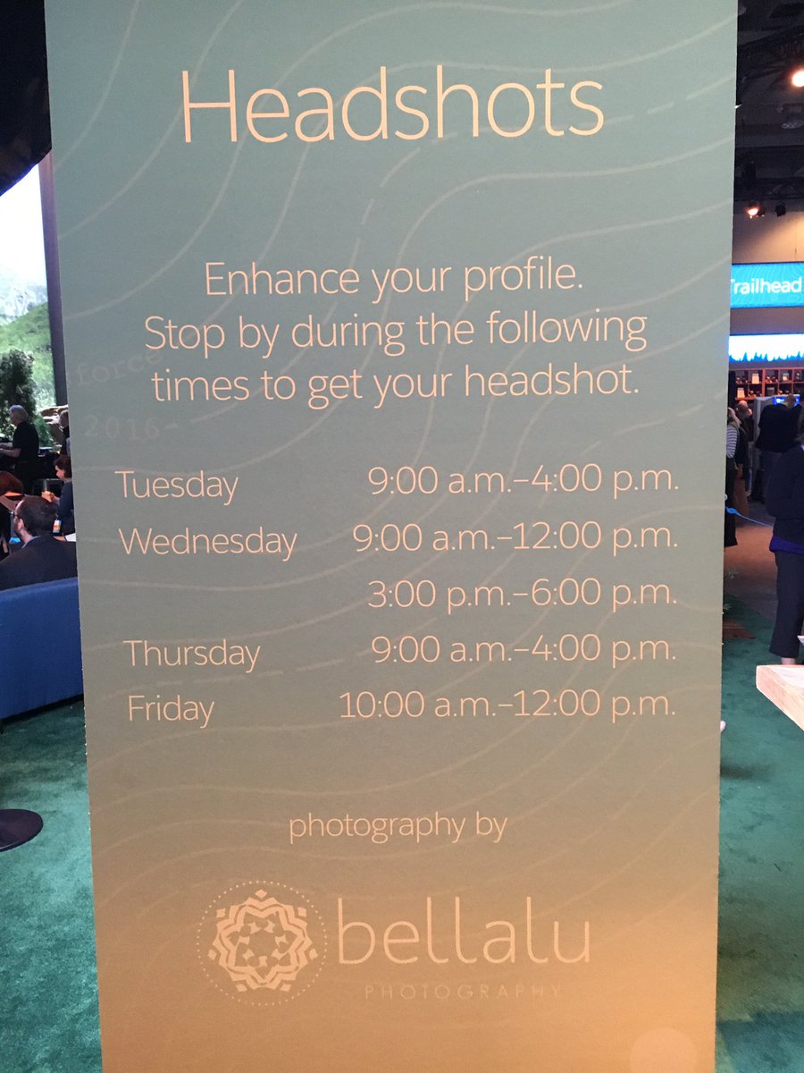 MikeGerholdt's tweet image. Need a new headshot? Stop by the #AdminMeadow at #DF16 - Moscone West, first floor.