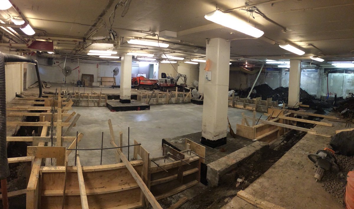 Les travaux se poursuivent à <a href="/StGeorgesMtl/">St. George's School of Montreal</a> En lire plus sur module.ca/travaux-se-pou… #construction #mtl #renovation