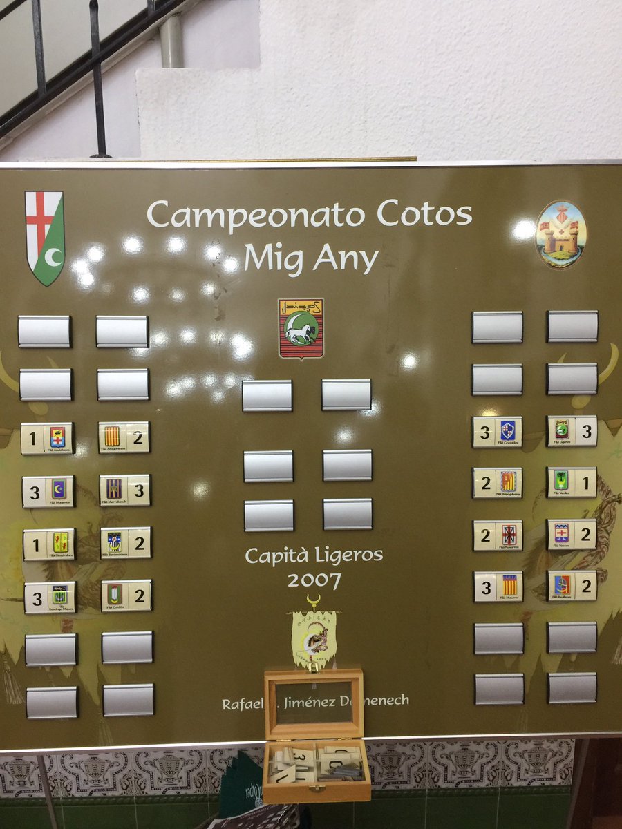 En directe. Segona partida de cotos #Alcoi