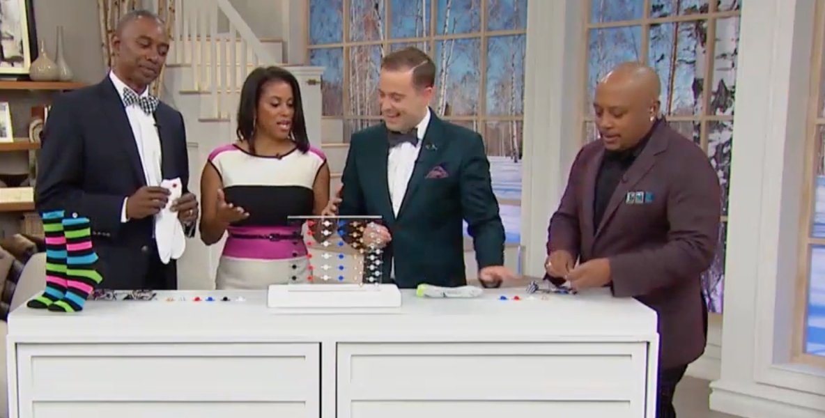 sockTABS's tweet photo. Thanks @HSN for letting us show how easy socks tabs are to use! https://t.co/VFwPoX7H1W #hsn #sharktank #entrepreneur #ThursdayThoughts #seo https://t.co/qPF5Vc3S2R
