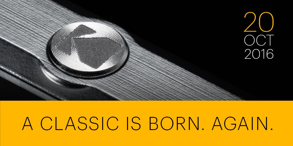 Kodak's tweet image. A Classic is Born.  Again.