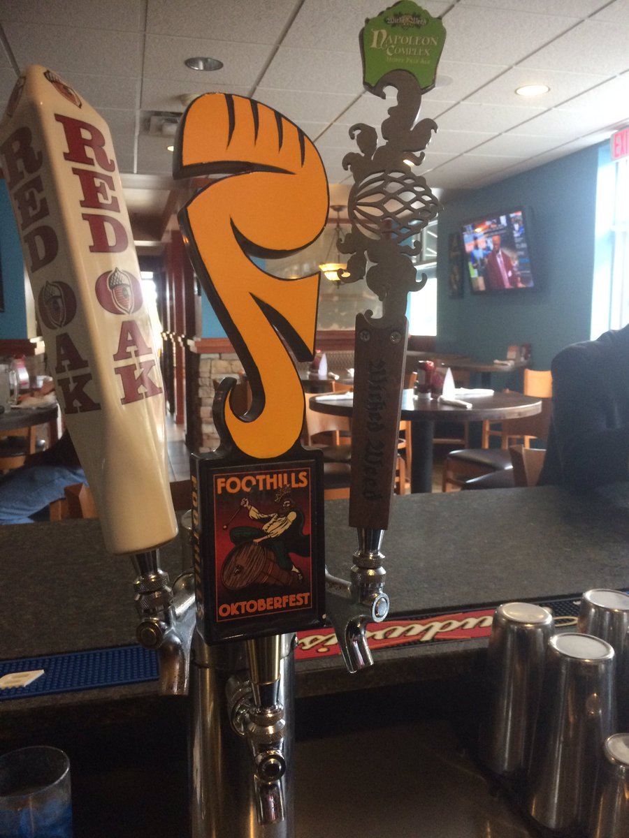 We are kicking off #ThirstyThursday with Foothills Oktoberfest and Wicked Weed Napoleon Complex!
