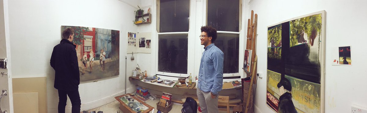 Day topped off with a visit to <a href="/_CHarper/">Ciaran Harper</a> studios! Great space!