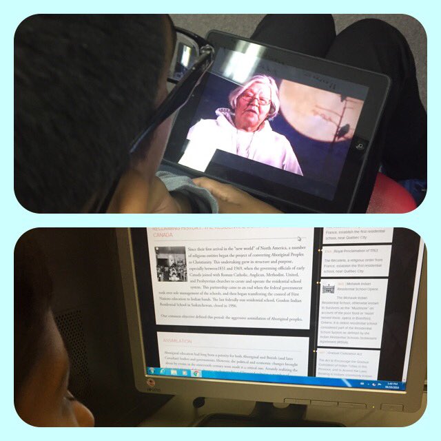 RoyalHeightsBC's tweet photo. Div 5 investigating resources for Residential School Projects #sd36learn #bcabed https://t.co/TSonyUdyV9