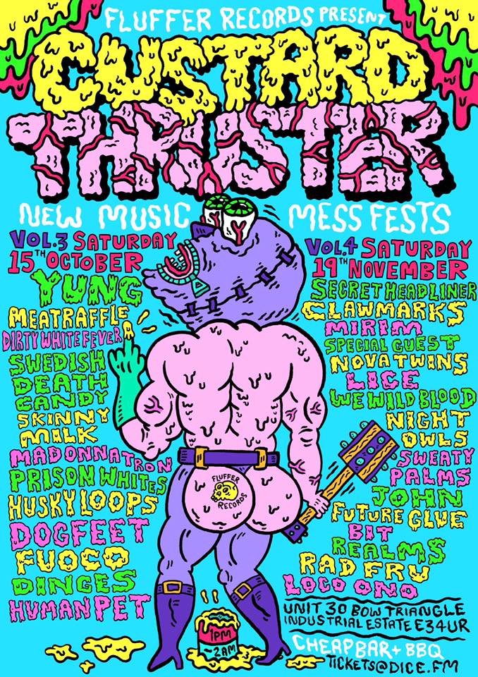 EngineRoomsE3's tweet photo. #CustardThruster VOLUME III TOUCHES DOWN HERE ON SAT 15TH OCTOBER! 12 BANDS, BBQ AND THE CHEAPEST BAR AROUND! #london #gigs #livemusic https://t.co/hTpZmRtuVN