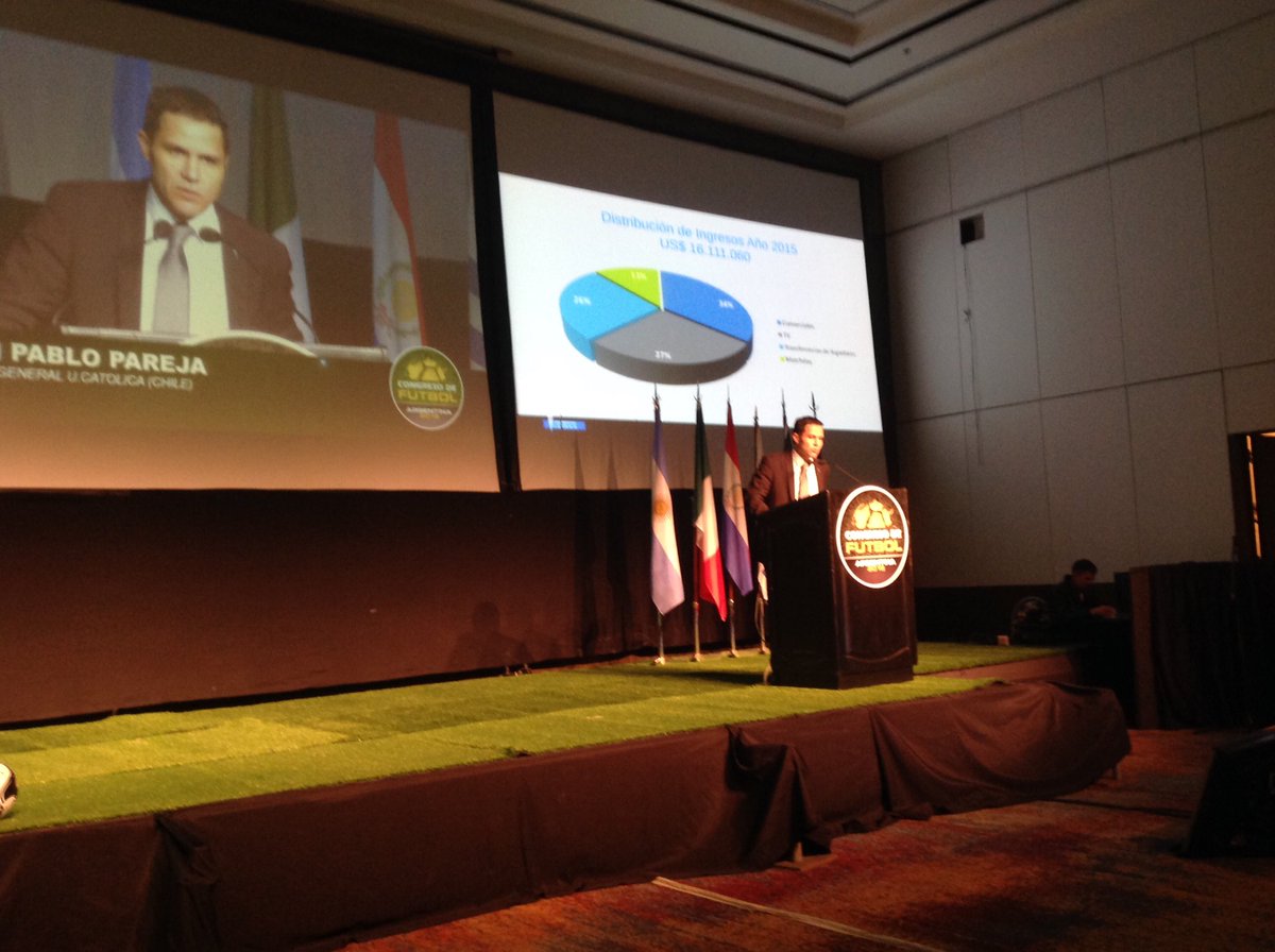 congresodfutbol's tweet photo. Innovación para la generación de ingresos por @JPPareja a través del caso @CruzadosSADP en #CongresoDeFutbol https://t.co/fDKe1n95UQ