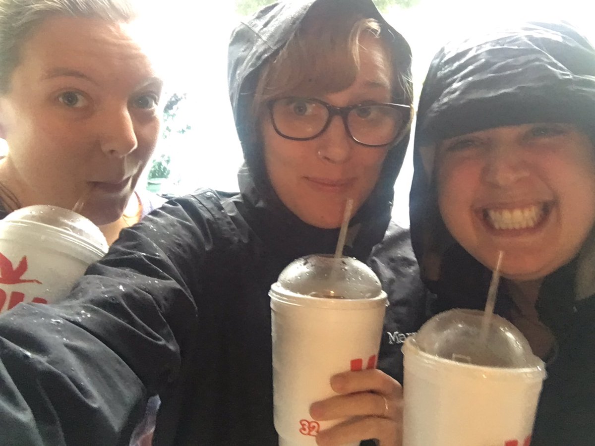 hewie25's tweet photo. We channeled our inner @anniefdowns and pulled a coke icee run before #HurricaneMatthew struck with the first band. #hunkeringdown https://t.co/aHAXyQdI6v