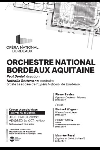 Ravel / Boulez / Wagner ~ Nathalie Stuzmann #ONBA @pauldaniel321 #Auditorium Bon moment passé.Aussi ce 07 10 à 19h > bit.ly/290LcNq