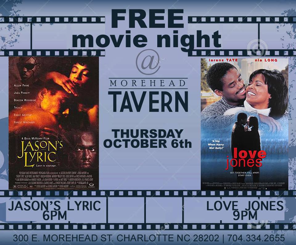 We're less than an hour away from FREE movie night! See you at 6 PM for Jason's Lyric! #CLTevents