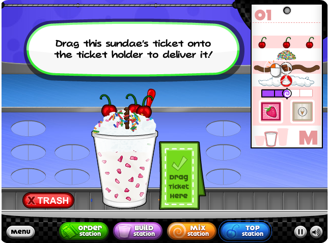 Click Jogos on X: Faça deliciosas misturas de milk-shake em uma