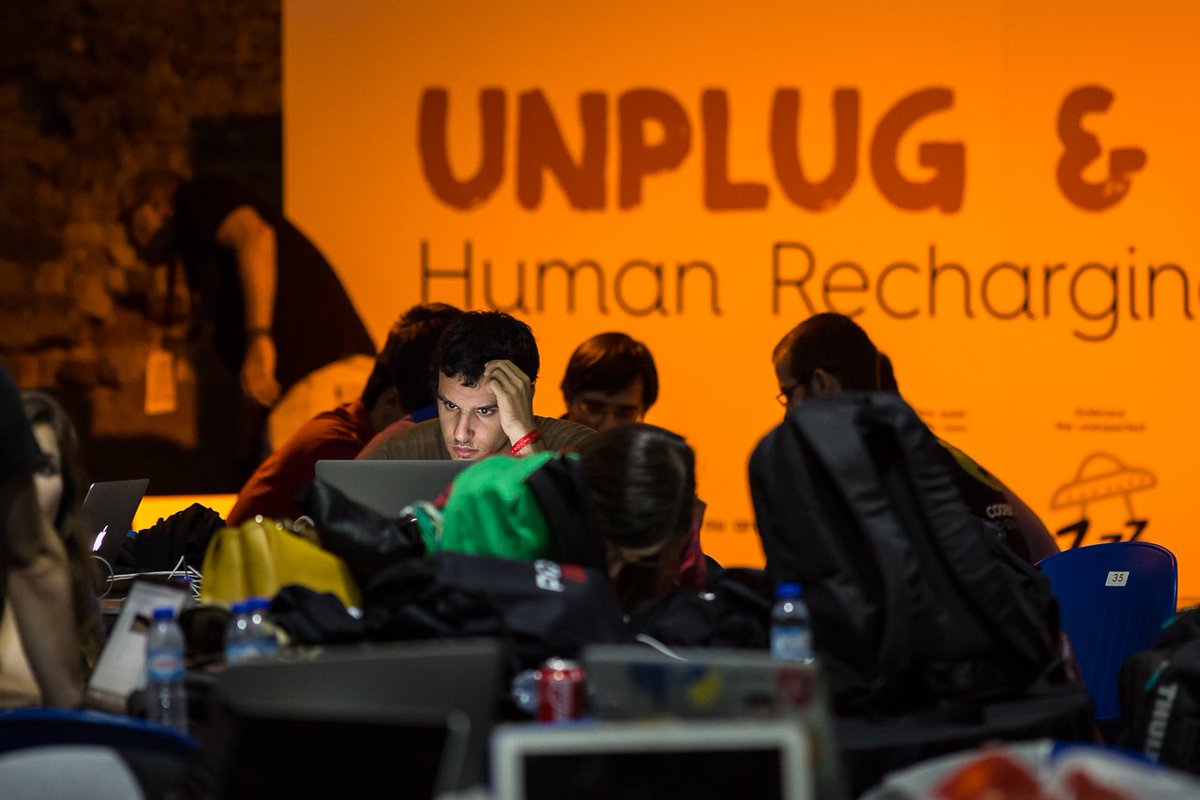 Unbabel's tweet photo. It's going to be a long night at @pixelscamp #hackathon #unbabel #pixelscamp #hellowords https://t.co/LniVxEaeXV