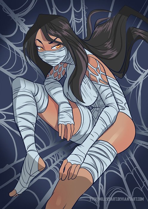eagc7's tweet image. Silk
by SteveMillersArt

#Marvel #CindyMoon @SecondBitten