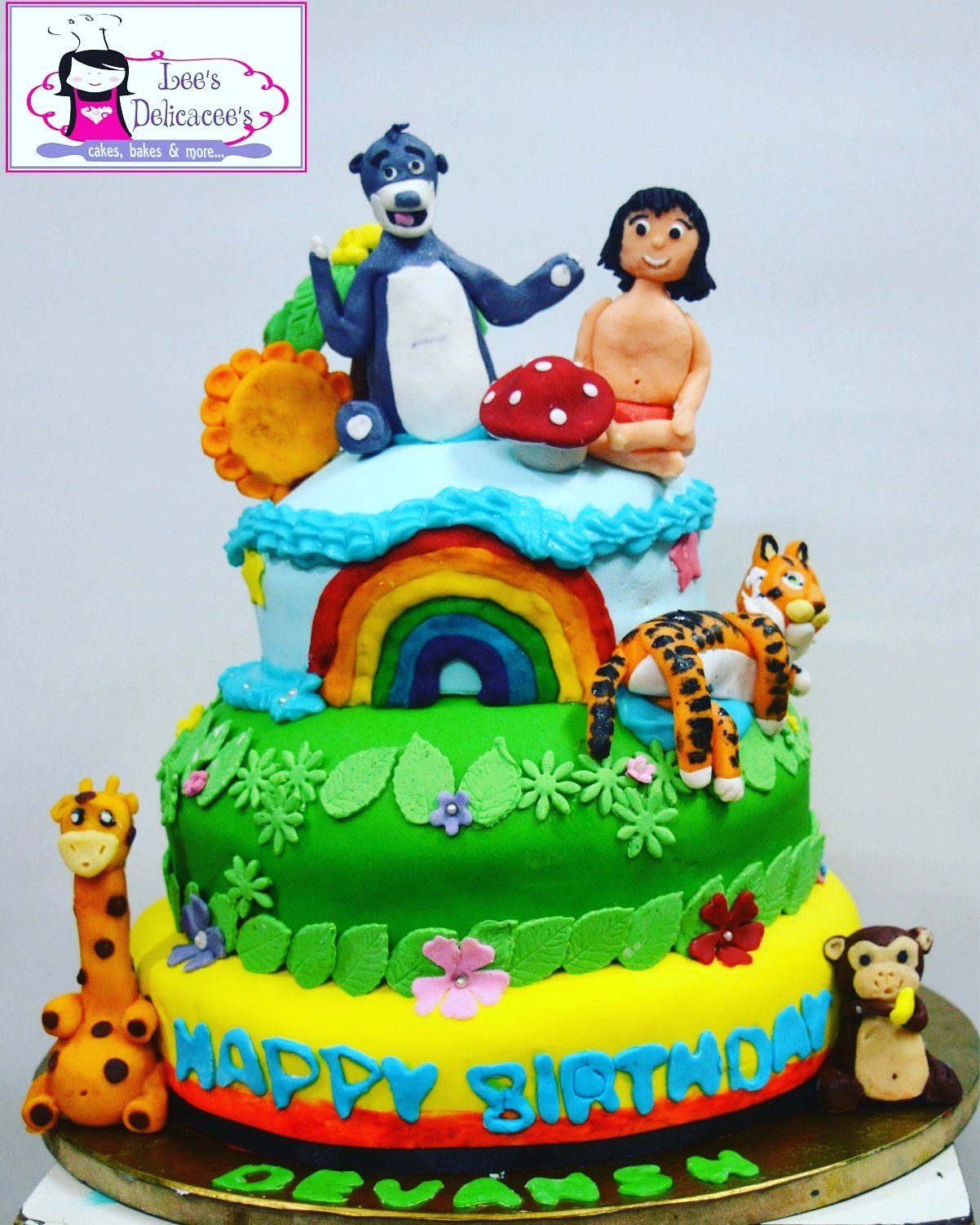 Share 142+ jungle book cake decorations best in.eteachers
