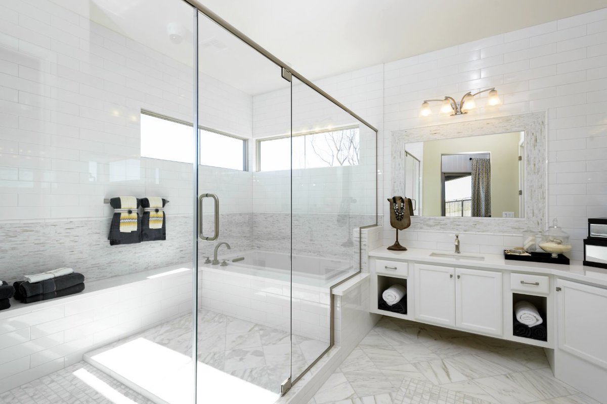 Design #inspo alert! See how bathrooms at Trilogy at Wickenburg Ranch take design cues from the latest #home trends: bit.ly/2cwTP5N