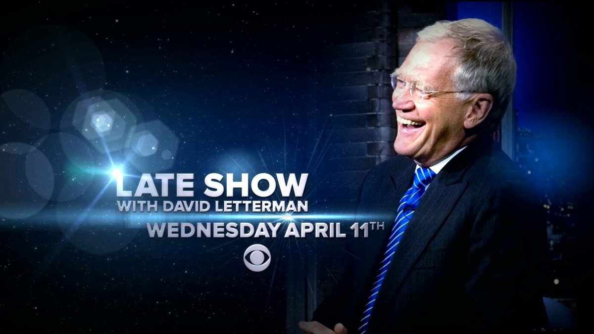 josubu's tweet photo. Remembering a #Throwback to the many great years of creating  #DavidLetterman 's graphics! #JOSUBU https://t.co/piK6uwLWiX