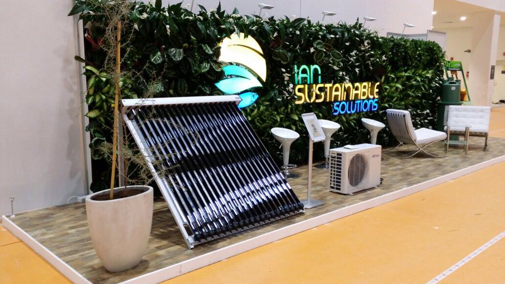 SolXEnergyIE's tweet photo. SolarCool at the WETEX represented by Dubai Carbon and IAN #energyefficiency #poweredbythesun https://t.co/MRVxrbOja9