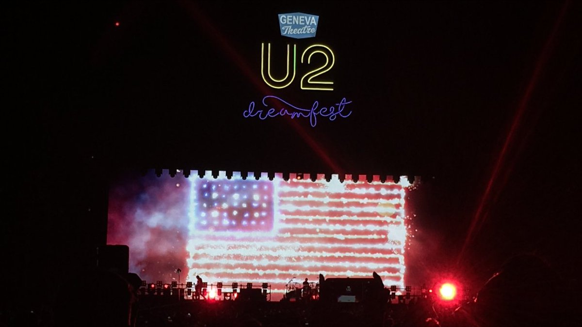boingo's tweet photo. In honor of #TBT, how about a shot from last night's #U2concert at #Dreamforce's #CloudPalace! #df16 #df2016 #salesforce #u2 #cowpalace #USA https://t.co/7RuZnqoiZQ