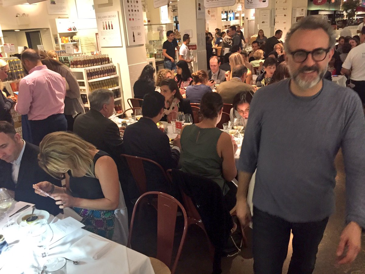 They all get mad for <a href="/massimobottura/">massimobottura</a> 's lentil better than a caviar #dinearound second step at <a href="/Eataly/">Eataly</a>