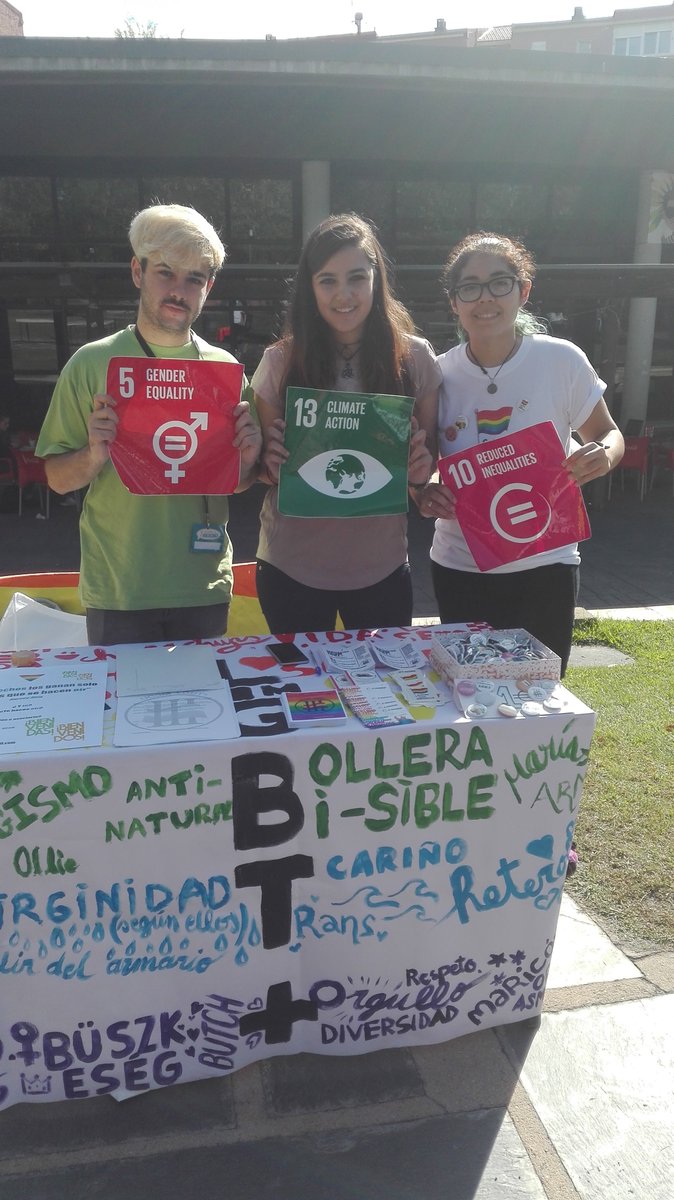 PatriBusquets's tweet photo. @LGBTuc3m También apoya los Objetivos d Desarrollo Sostenible #GenderEquality #ClimateAction #ReducingInequalities @aiesecspain @uc3m #SDGs https://t.co/GRcDplKb45