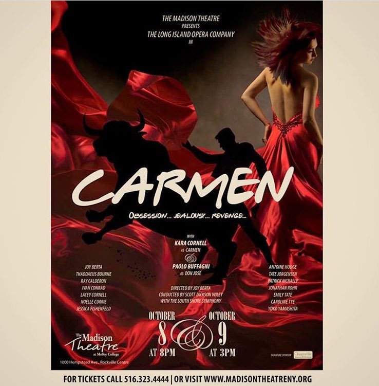 Waitingdocu's tweet photo. #savethedate #october 8-9 #waitingsubject #PaoloBuffagni as #DonJosé in #carmenopera at the #madisontheater in #longisland https://t.co/TqHhDQmxZ9