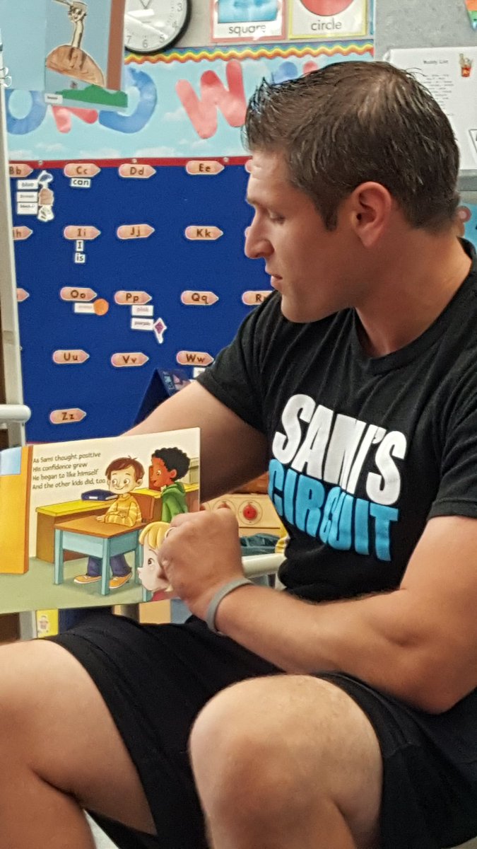 Poohspals's tweet photo. What a special treat!  Sami Kader read his new book to the Pooh's Pals this afternoon!  #yougotthis! https://t.co/UMWk76mUdy