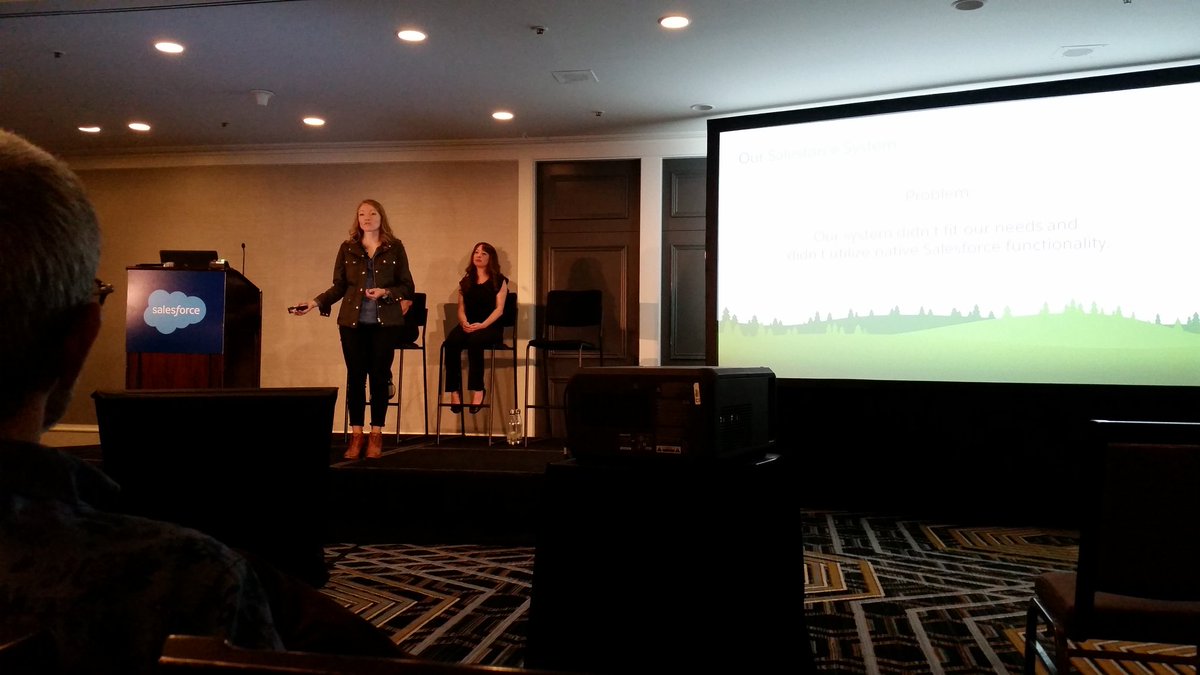 ndamstetter's tweet photo. Listening to @NBCF talk about managing change while transitioning to NPSP. #DF16NGO @cloud4good @KSchaefges https://t.co/yifBRVOe5Q