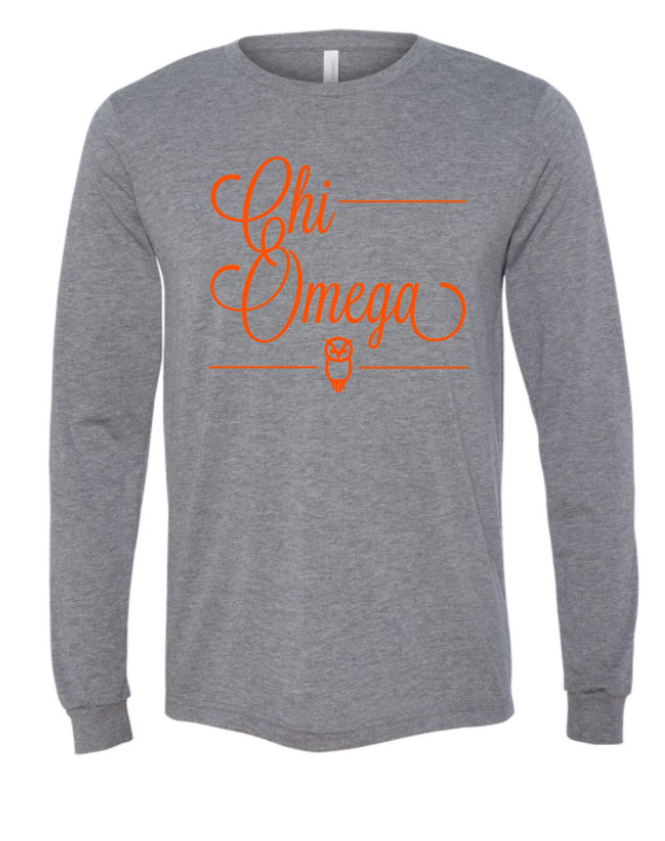 osuchiotshirts's tweet photo. Looking for a long sleeve triblend Chi O shirt? Follow the link to get yours until Oct 13 @ 10pm! 

https://t.co/fq6f8Zj7yK https://t.co/eH2hsGNeSK