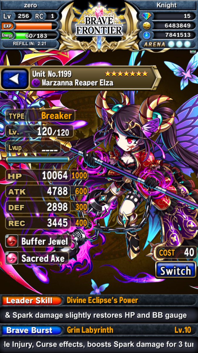 boelkiclash's tweet photo. #bravefrontierrpg #elza7 😍 https://t.co/3cw1ctgUu8