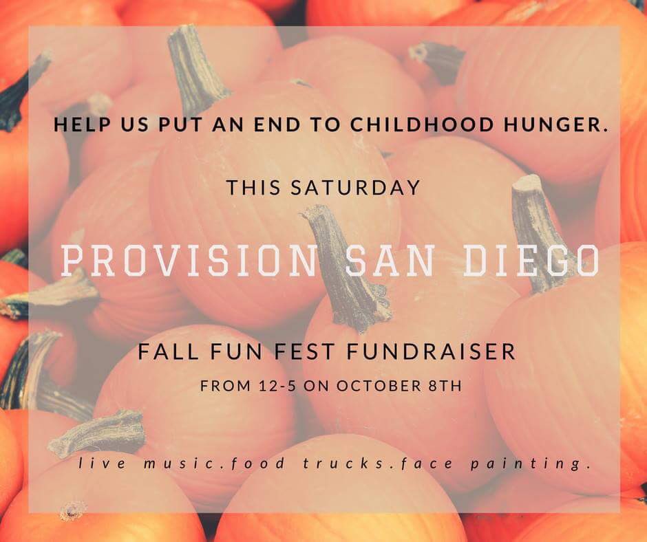 hansimon89's tweet photo. Taking care of or communities can be fun! 48 hours! #fallfun #provisionsd #endchildhunger #sandiego https://t.co/Rck6GllUrP
