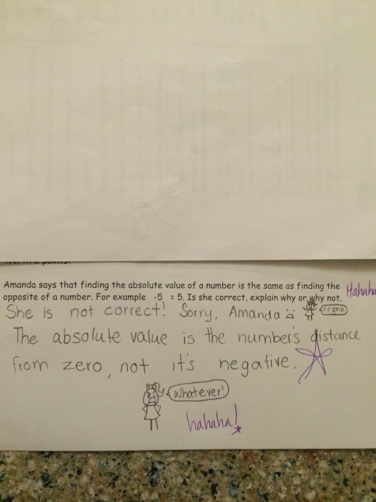 HassellTonia's tweet photo. 6th grade explanation with swag! Love it! https://t.co/Z0Ow2DCCCK