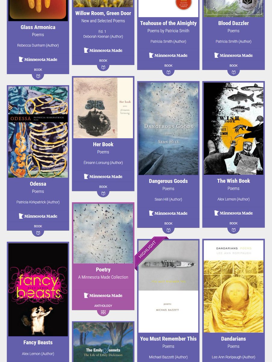 MinitexMN's tweet photo. Celebrate #NationalPoetryDay with #EbooksMN's poetry collection: https://t.co/pW9IkPfnjg https://t.co/0JXmIIfl38