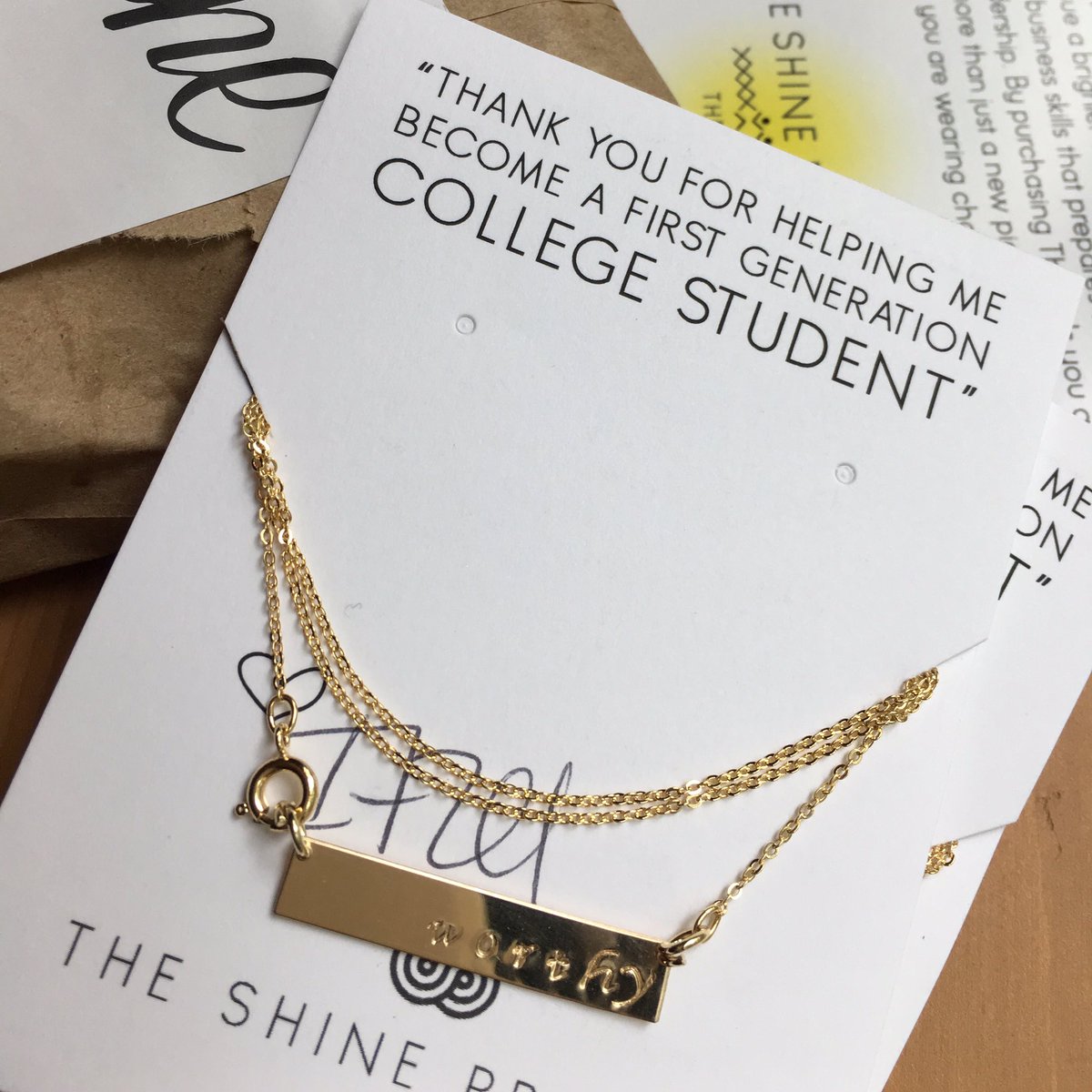 Worthdays (@worthdays1) on Twitter photo Love these amazing necklaces by <a href="/TheShineProject/">Shine Project</a> and the lives they have and will touch. #fostercare #youaresoloved #handstamped #jewelry Love these amazing necklaces by <a href="/TheShineProject/">Shine Project</a> and the lives they have and will touch. #fostercare #youaresoloved #handstamped #jewelry