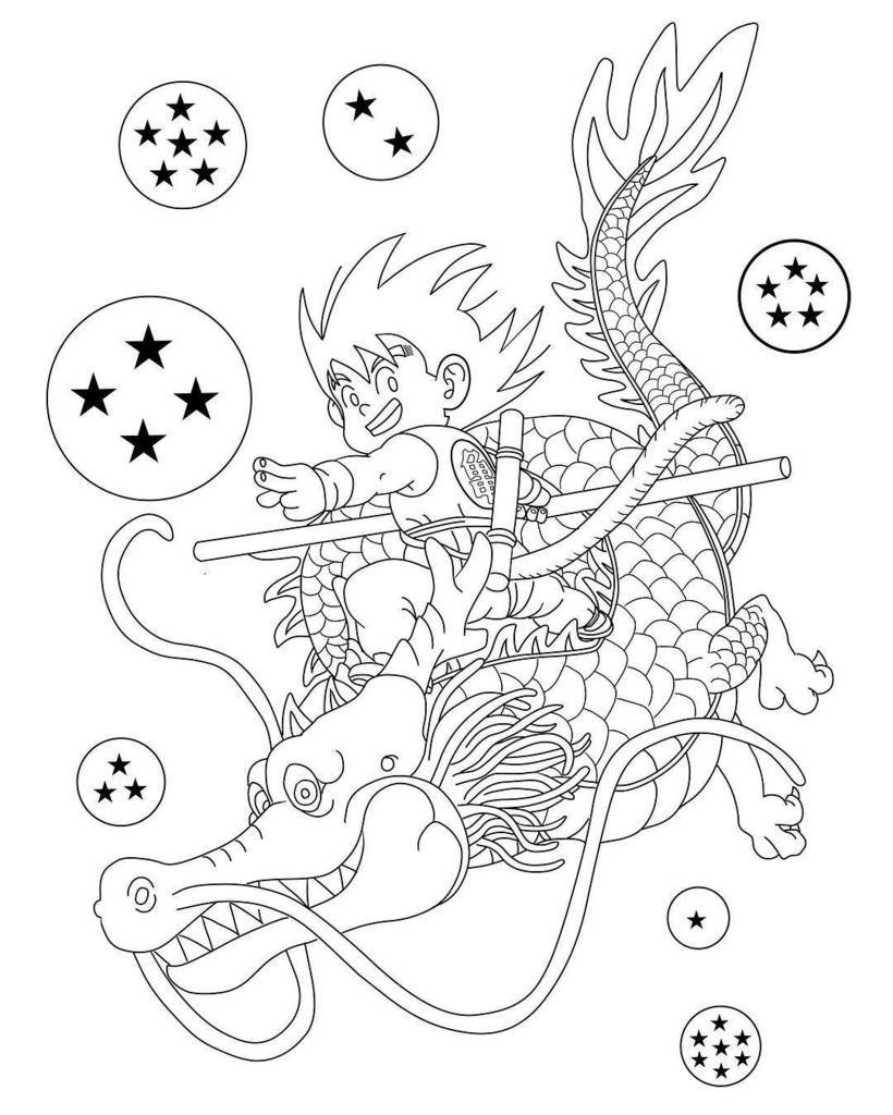DELTA on Twitter: &quot;ドラゴンボール 悟空とシェンロンの線画できました。 #ペンタブ#初心者 #イラスト #ドラゴンボール