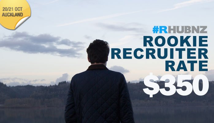 Special price for recruiters will less than 12 months experience to attend #rhubnz  ow.ly/f0Of304WhAK