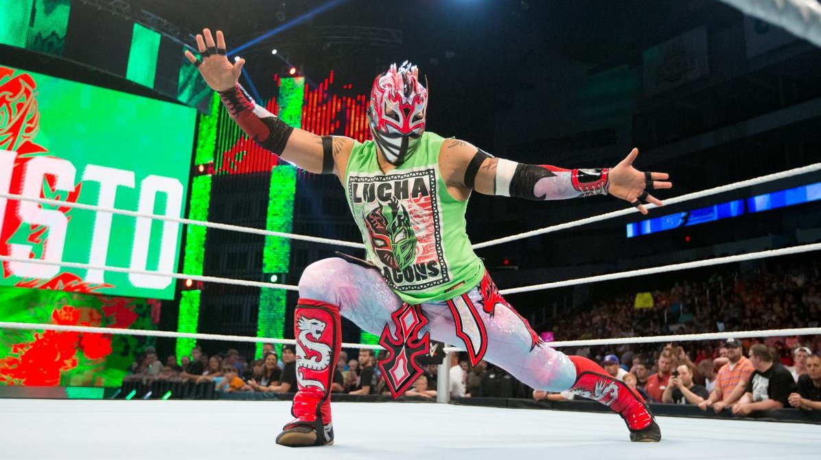 WWE's tweet photo. Former #USChampion @KalistoWWE celebrates #HispanicHeritageMonth with this very special blog: https://t.co/H6VRStaoHZ https://t.co/am8OqiHdfF