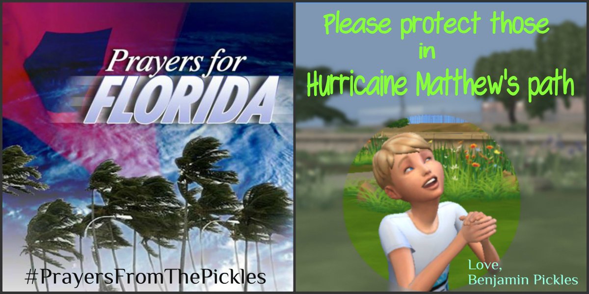 JBMinks's tweet photo. Stay safe east coast!
#PrayForFlorida #hurricainematthew #Hurricaine #APicklesTale #TS4 https://t.co/vXdy94EQ9s