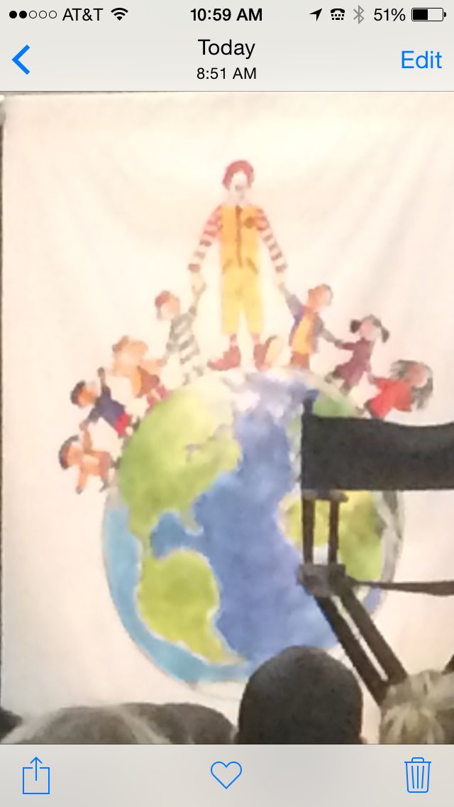 Ronald McDonald and friends, brought their Bully Buster awareness program to our CIS 3rd graders!