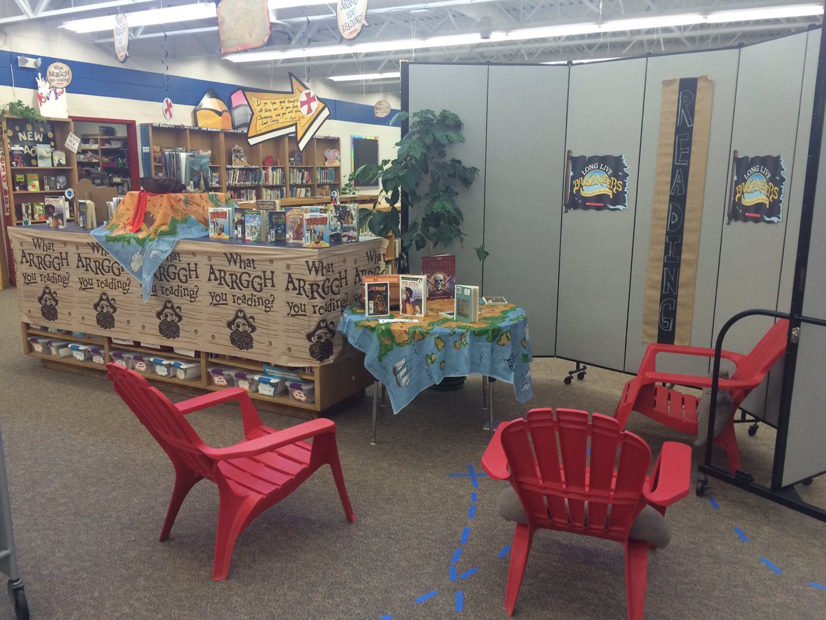 CIS is ready for next week's book fair...the question is "arrrr you"? The pirate theme and backdrop have our students excited!