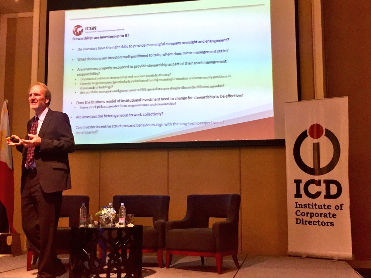 VJAfrica's tweet photo. #Stewardship - are investors up to it? @ICDPhilippines #GoodGovernance https://t.co/rKkh3K0cYQ