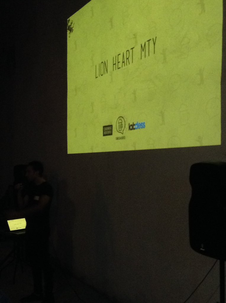 LuisRojasMX's tweet photo. Ya comenzaron las charlas @coworkingMty @LabdessMx #CharlasYCheves8 #CharlasYCheves LION HEART MTY https://t.co/0dudYkTxHM