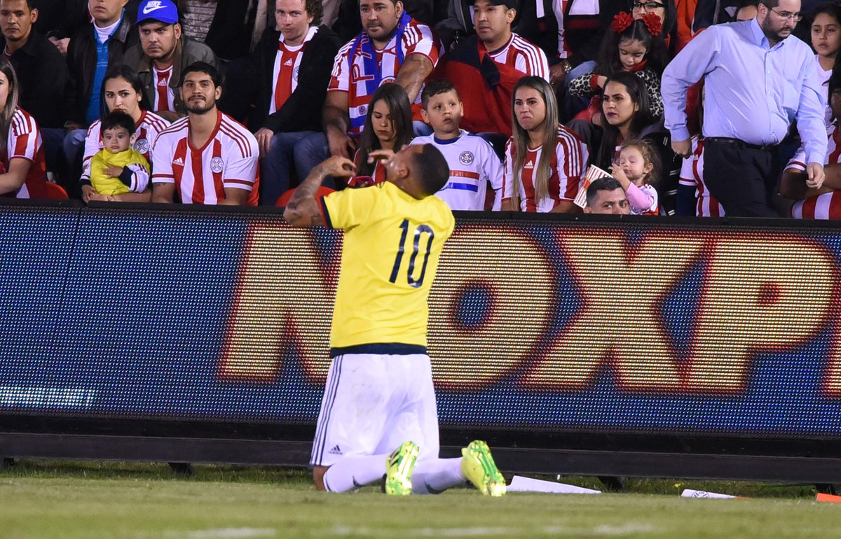 ELTIEMPO's tweet photo. Un golazo de Cardona le dio el triunfo a Colombia 0-1 sobre Paraguay https://t.co/e2fesfslrc https://t.co/T4uHrmHZr1