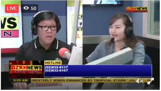 KarenOwYong's tweet photo. #HapiFriday! Kinig na sa #ISYU sa @dzrhnews kasama yours truly & Lakay Mayor @Deomacalma! https://t.co/63Iw0MZ2z8