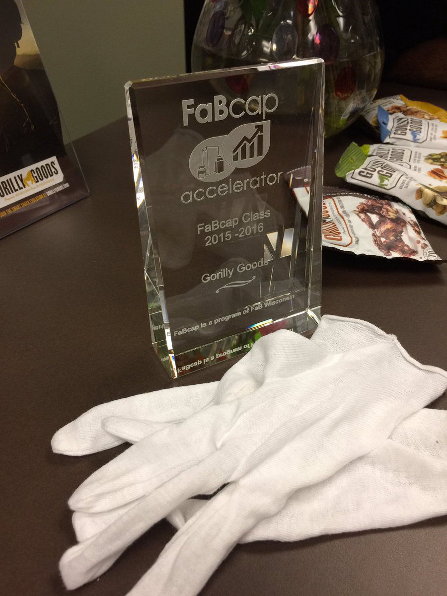GorillyGoods's tweet photo. Too cool this came with white gloves. Thanks again @FaBWisconsin #feelingspecial #entrepreneuer #smallbusiness #jacksonwi https://t.co/03ms0bPtUr
