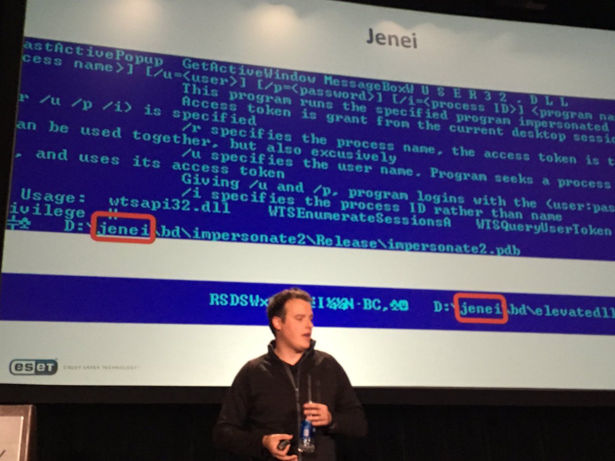 cherepanov74's tweet image. Great talk about SBDH espionage toolkit on #vb2016 conference by @eset. Some samples have PDB-paths with Hungarian names