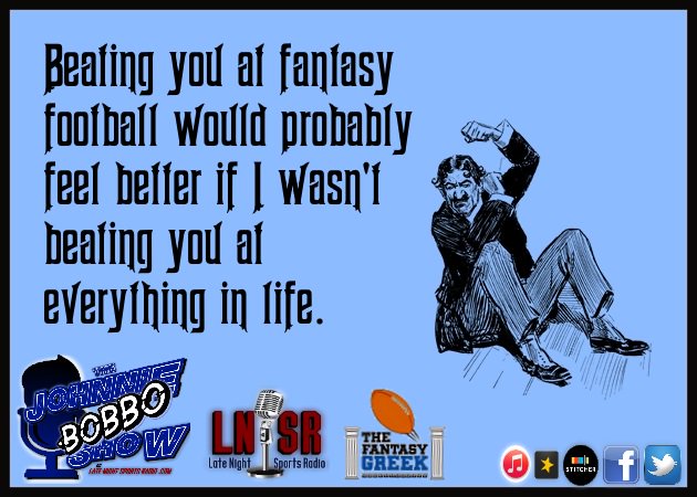 Malioris's tweet image. @JimWeidner51 of @thefantasygreek takes your #askTFG #FantasyFootball matchup questions LIVE tonight at 9:30 PM CST on @LNSportsRadio