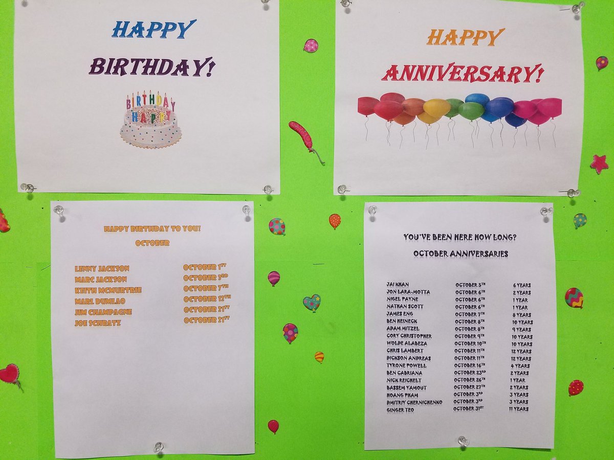 Happy October birthdays and anniversaries to our team mates on the Twilight! #HappyBirthday #HappyAnniversary <a href="/NorthwestUPSers/">Northwest UPSers</a>
