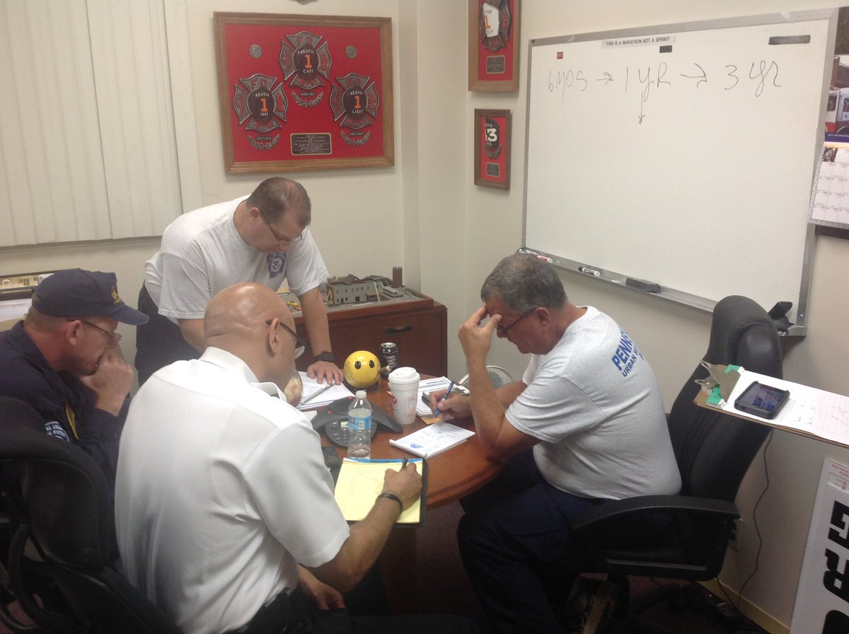 ThielAdam's tweet photo. .@fema #UrbanSearch&Rescue deployment prep for PA-TF1 w/ @PhillyFireDept members/partners. #HurricaneMatthew https://t.co/MFVAtg06gF